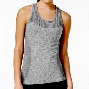 Nike Dri-Fit Gray Running Racerback Tank Top